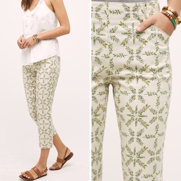 Anthropologie Pants - Anthro Cartonnier tropical Charlie trousers - sz 4